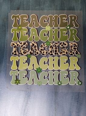 St Patrick's Day DTF Transfer 8×8